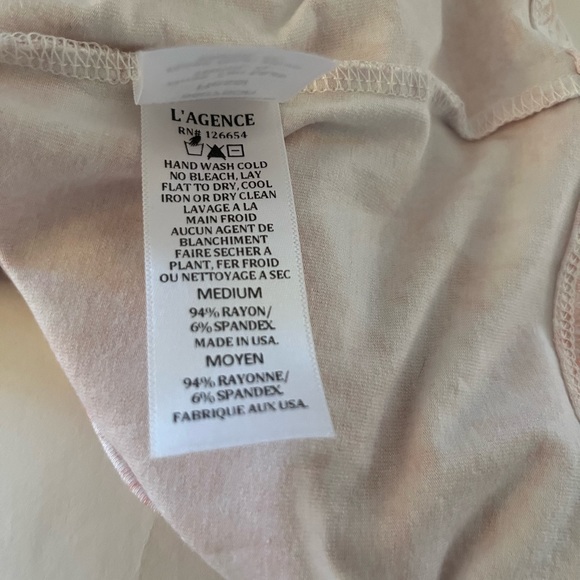SOLD… On another Platform! L’AGENCE Rose Tan Ressi Top - Picture 5 of 8